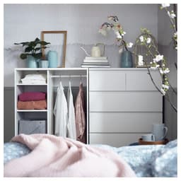 [Freeship Hà Nội] Tủ đựng đồ đa năng 5 tầng 6 ngăn kéo phong cách hiện đại 80x45x120cm 3