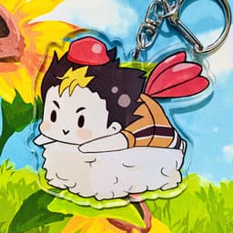 (mua 1 tặng 1) ( Mica trong acrylic ) Móc khóa xinh xắn in hình HAIKYUU!! VUA BÓNG CHUYỀN ver MIẾNG SUSHI anime chibi 3