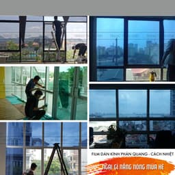 Giấy decal dán kính cửa chống nắng nóng UV , phim cách nhiệt cửa sổ decan phản quang chống nhìn trộm 8