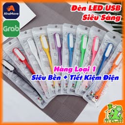 [Cao Cấp] Đèn LED USB Mini Laptop Dẻo Đọc Sách Báo Trong Tối Siêu Sáng, Siêu Bền, Tiết Kiệm Điện 1