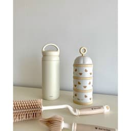 Hộp chia SỮA VÀ THỨC ĂN Họa tiết 3 ngăn TGM Nội địa HÀN QUỐC 7