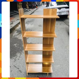 Kệ sách gỗ 5 tầng kệ góc tường đa năng gỗ MDF trang trí phòng khách ngủ, Đồ gỗ Mỹ Sinh gia đinh 6