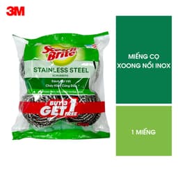 Cước cọ rửa xoong nồi Inox Scotch Brite 3M bền chắc, không gãy vụn, độ bền cao, tiết kiệm chi phí 3