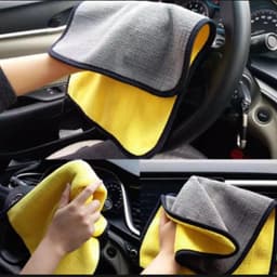 Khăn lau xe chuyên dụng Microfiber siêu thấm không rút sợi [Hàng Loại 1 3