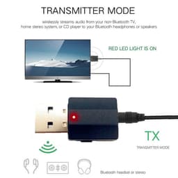 USB Thu Phát Âm Thanh 2 trong 1 Bluetooth 5.0 chuyển đổi AUX sang tín hiệu Bluetooth 2