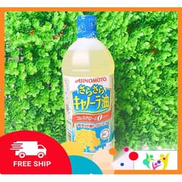 Dầu ăn hoa cải Ajinomoto Nhật Bản chai 1L 4