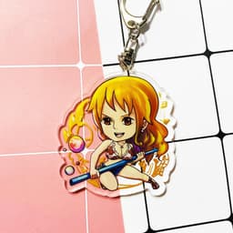 (Mua 1 tặng 1) Móc khóa One Piece Đảo Hải Tặc ver Sunny quà tặng Mica trong acrylic in hình anime chibi 9