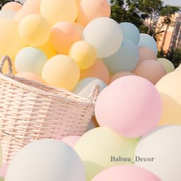 5 Bóng macaron/pastel trang trí sinh nhật 10 inch 9
