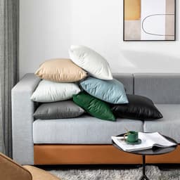 Gối tựa lưng phong cách Châu Âu chất liệu Simili đơn sắc sang trọng giả da Limiho Shop 6