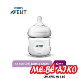 (Chính Hãng Avent) Bình sữa Philips Avent bằng nhựa mô phỏng tự nhiên không có BPA Bình Đơn 125/260/330ml 4