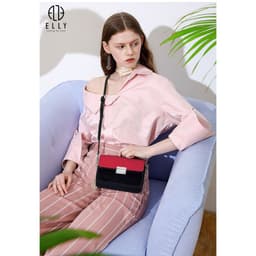 [Tặng hộp 20.10]  Túi xách nữ cao cấp da thật ELLY – ET106 3