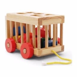 Xe thả hình khối - đồ chơi giáo dục an toàn cho bé 2