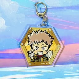 ( Mua 1 tặng 1) Móc khóa in hình JUJUTSU KAISEN ver XÂY DỰNG anime chibi xinh xắn Mica trong acrylic 3