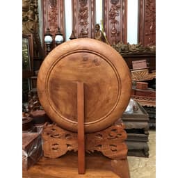 Đĩa Phong thuỷ thuận buồm xuôi gió gỗ hương đá liền khối 2