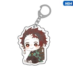 (mua 1 tặng 1) Móc Khóa Mica Trong Acrylic Kimetsu no Yaiba ver NGỒI Nhân Vật Anime quà tặng xinh xắn dễ thương 7
