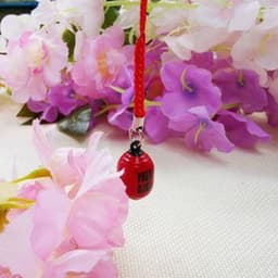 Móc treo lục lạc nhiều hình xinh xắn THỎ TRẮNG DARUMA LỢN ĐẤT HOA ĐÀO BÚP BÊ NHẬT trang trí trưng bày đẹp 6
