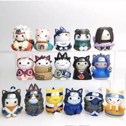 (Loại 3cm) Set 8 Mô Hình Mèo Naruto Tsum Tsum đủ phân loại đáng yêu trưng bày 1