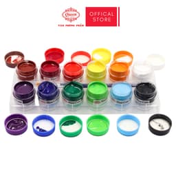 Màu nước Queen (Nữ Hoàng) - 12 màu - CHÍNH HÃNG - WC303 - 18ml/hũ 2