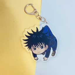 (mua 1 tặng 1) ( Mica trong acrylic ) Móc khóa anime CHÚ THUẬT HỒI CHIẾN JUJUTSU KAISEN ver TREO chibi anime 4