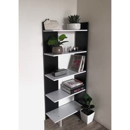 [ Freeship ] Kệ Sách Gỗ 5 Tầng - Kệ gỗ góc tường 1