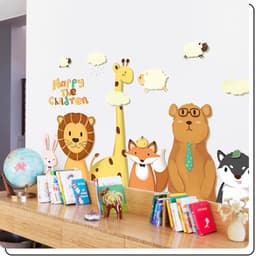 Decal dán tường cho bé trang trí phòng ngủ tủ quần áo SIBU 7
