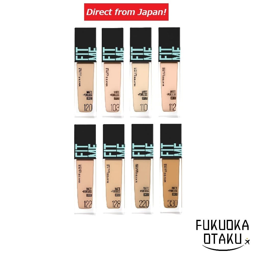 MAYBELLINE Fit Me Kem Nền Lỏng R Dưỡng Ẩm Tự Nhiên UV【Gửi trực tiếp từ Nhật】