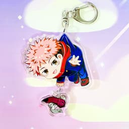 (mua 1 tặng 1) ( Mica ) Móc khóa JUJUTSU KAISEN CHÚ THUẬT HỒI CHIẾN ver TREO THẢ quà tặng dễ thương chibi anime 6