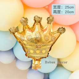 Bóng vương miện trang trí sinh nhật size to và size nhỏ 5