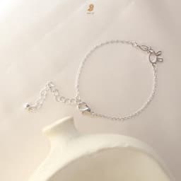 Vòng Tay NHÀ CÚ Mặt Thỏ Màu Bạc Dễ Thương Phong Cách Hàn Quốc 3226 3
