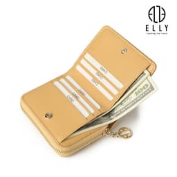 [Tặng hộp 20.10]  Ví nữ cầm tay cao cấp da thật ELLY – EV83 7