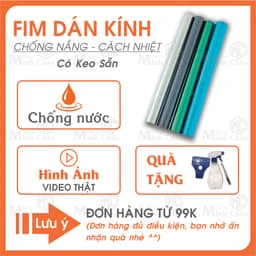 Giấy decal dán kính chống nắng MINH CHÂU phim cách nhiệt cửa sổ decan phản quang cho cửa kính chống nhìn trộm 2