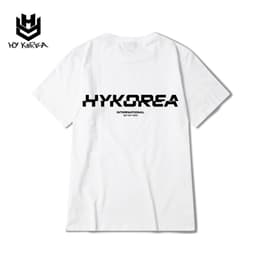 Áo Thun Tay Lỡ 100 Cotton HY Korea In Hình HYKOREA 334 Form Rộng Nam Nữ 4