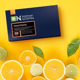 Thực phẩm Super Nutrition Siberian, bổ sung vitamin và khoáng chất, tăng cường sức khỏe, Hộp 30 túi 4