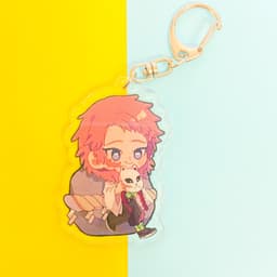 (mua 1 tặng 1) ( Mica ) Móc khóa KIMETSU NO YAIBA THANH GƯƠM DIỆT QUỶ VER THIÊN NHIÊN quà tặng dễ thương 3