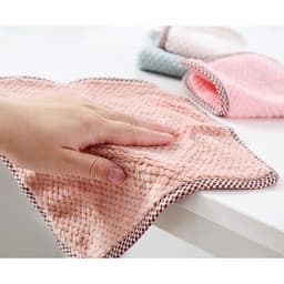Khăn lau bếp khăn lau đa năng siêu thấm loại mới có móc treo giá rẻ 8