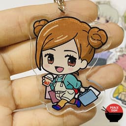 (mua 1 tặng 1) Móc khóa JUJUTSU KAISEN ver DẠO PHỐ Chú Thuật Hồi Chiến anime chibi Mica trong Acrylic 5