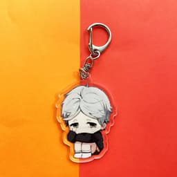 (mua 1 tặng 1) Móc khóa mica Haikyuu!! Vua bóng chuyền ver cry hình in 2 mặt 6