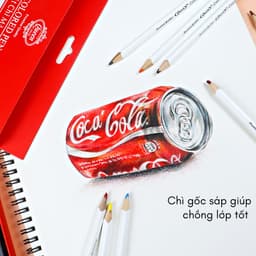 Bút chì màu Queen 12/24 Màu - CPT12/24 (Chì màu gốc dầu, tô chồng lớp tốt) 7