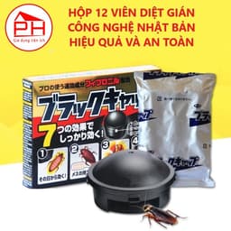 Hộp diệt gián Nhật Bản 12 viên không gây độc hại viên đuổi gián chỉ diệt dán 3