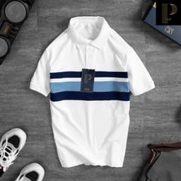 Xả hàng áo polo nam nữ PATO áo thun kẻ ngang màu cực đẹp, chất cotton cá sấu phong cách đơn giản 2