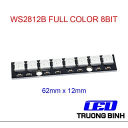 MODULE THANH 8 HẠT LED FULL MÀU ARGB WS2812B 5V 8BIT TƯƠNG THÍCH MẠCH ARDUINO 4