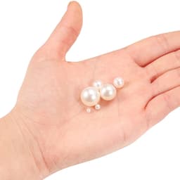 Set 10-400 hạt ngọc trai nhân tạo 3-20mm tự trang trí trang sức 5