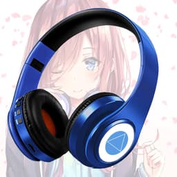 (bluetooth) Tai nghe Miku Nhà có năm nàng dâu tai nghe dạng chụp không dây Gotoubun no Hanayome phụ kiện cosplay manga 4