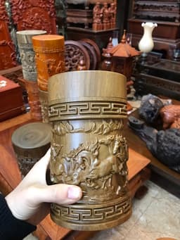 Hộp đựng trà ( chè) gỗ hương liền khối 3