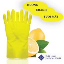 Găng tay đa dụng hương chanh Scotch brite size L, găng tay cao su thiên nhiên, an toàn cho da 2