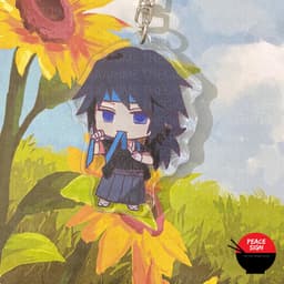(mua 1 tặng 1) ( CỔ ĐỘNG ) Móc khóa nhân vật KIMETSU NO YAIBA Thanh Gươm Diệt Quỷ anime chibi mica trong acrylic 4