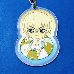 (mua 1 tặng 1) ( Mica ) Móc khóa in hình DETECTIVE CONAN Thám Tử Lừng Danh ver PHAO BƠI anime chibi xinh xắn 4