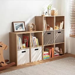 [ Hỏa TỐc ]Kệ Sách gỗ - Kệ để đồ gỗ đa năng tổ ong nhiều tầng lắp ghép cực tiện ích 4