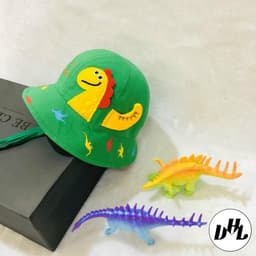 Nón cho bé (3 tháng - 15 tháng tuổi) , nón baby hình KHỦNG LONG vải Cotton mềm êm cute (Ảnh thật) 4