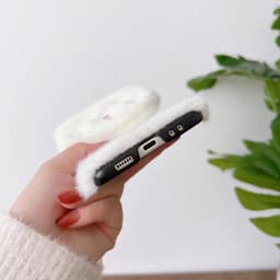 [CÓ SẴN] Ốp lưng điện thoại Samsung Z Flip 3 - Z Flip 4 - ZFlip3 - ZFlip4 5G bé mèo phủ lông mềm mịn bảo vệ màn hình phụ 6